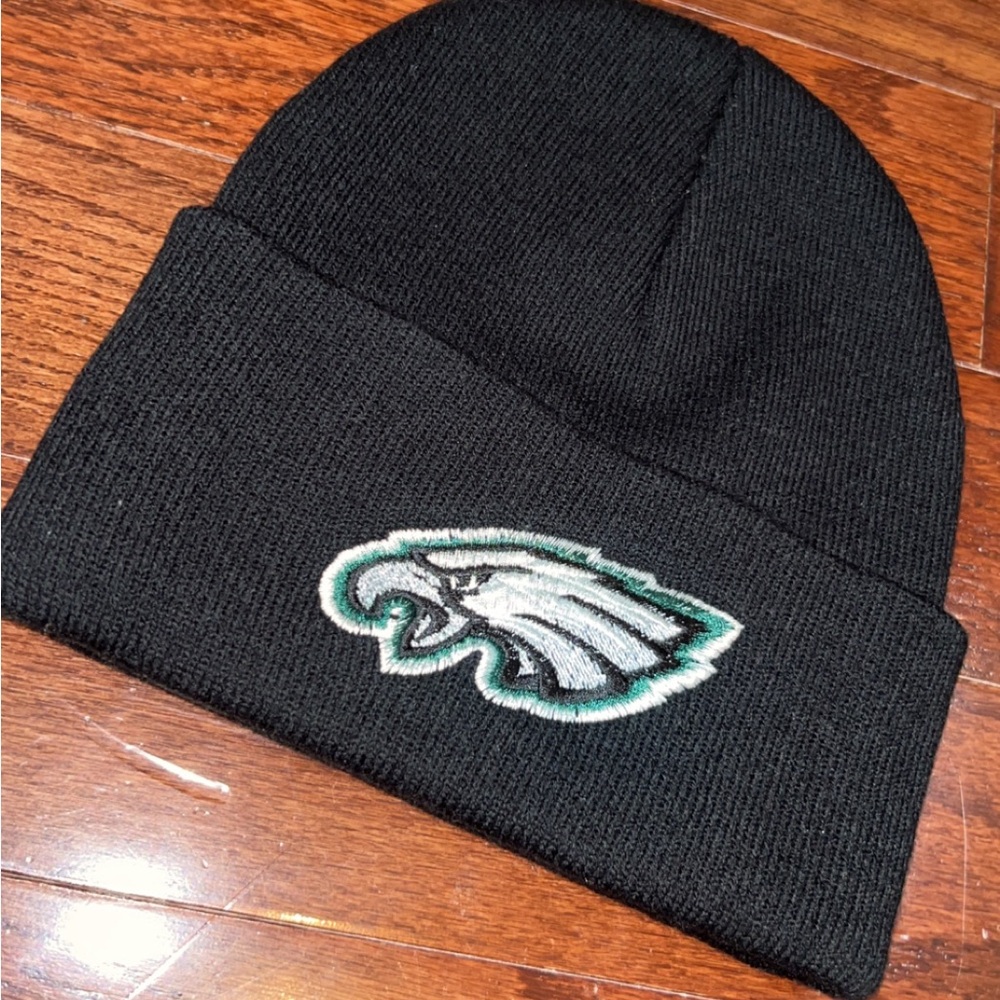 Eagles black beanie